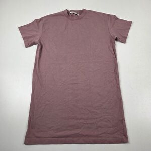 Daily Paper Short Sleeve Shirt Dress‎ Womens Size Small Spell Out